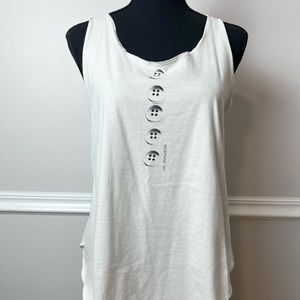 Morphine 289 Hand Screen Print Button Tank size small